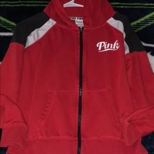 Full Zip Pink Hoodie